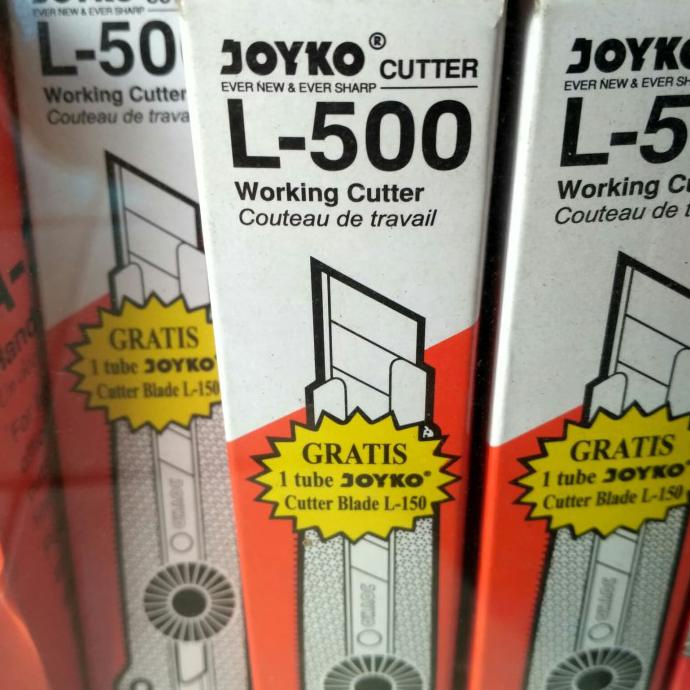 

Terbatas Cutter/Pemotong L500 Joyko Hrg 16.500 Pcs. Promo
