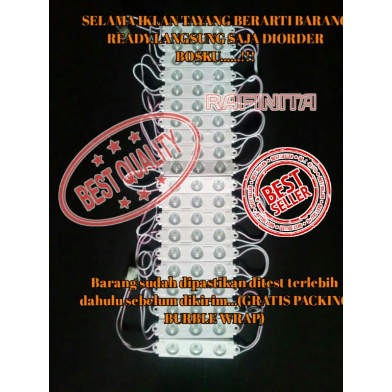 Lampu Led Modul 3 Mata Listrik 220V 2835