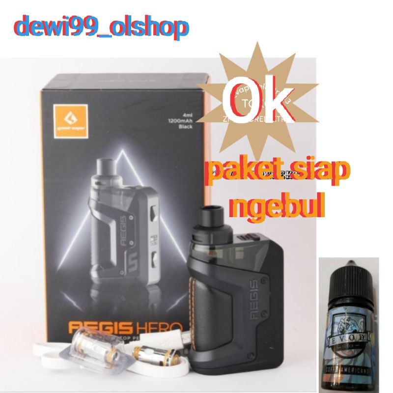 VAPEE VAPOR AGIS HERO 45W PRODUK AUTENTIC FULLSET