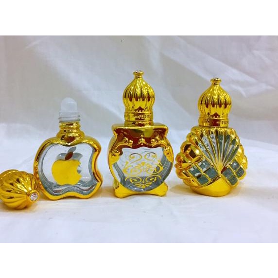 [KODE AEQUS] Botol parfume mewah emas antik (Arab) roll on
