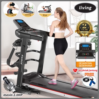 Motorized Treadmill Listrik Alat fitness treadmill elektrik LED Treadmill Cerdas Treadmill Rumah Lipat Ultra Tenang