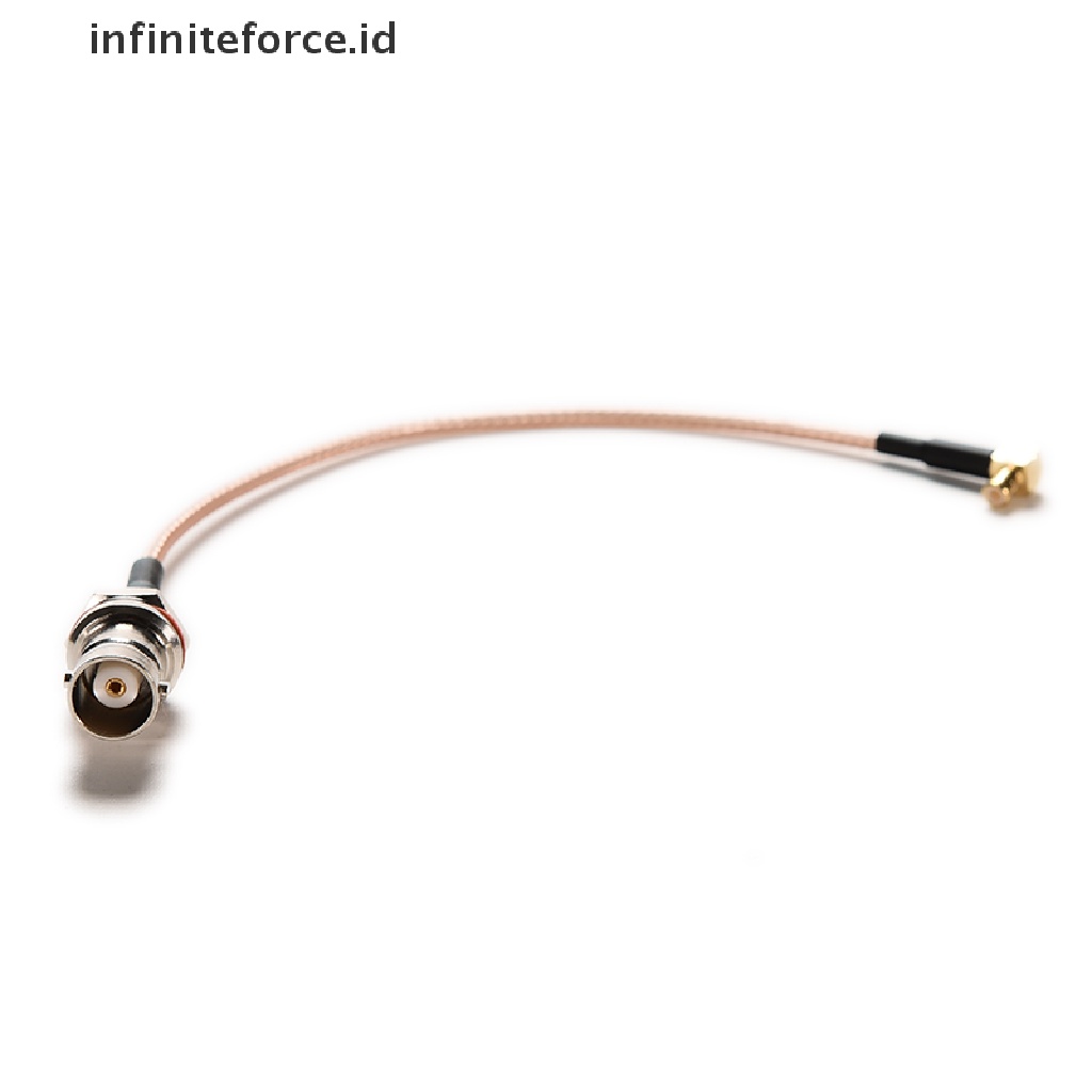 (infiniteforce.id) Kabel Adapter jack BNC female Ke MCX male plug right angle RG316 6 &quot;pigtail