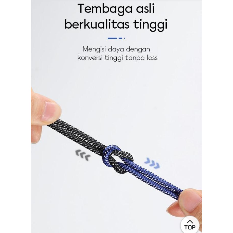 VIVAN MGL100 Kabel Magnetik Iphone Fast Charging 2.4A