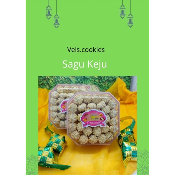 

kue kering lebaran/kue homemade vels cookies sagu keju susu Krenyes renyah terasa kejunya