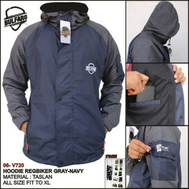 PROMO Jaket Hoodie Outdoor Waterproof Taslan JN Pria&amp;Wanita/Jaket Bikers Motor anti Air/jaket hiking