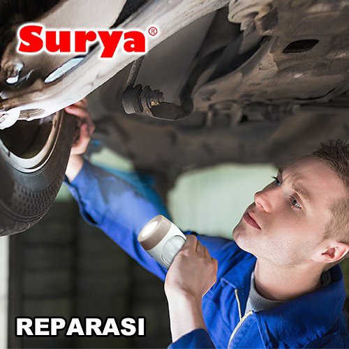 Surya Lampu Emergency SYT L103 Light LED 20 SMD + Senter 1 Watt Super LED Rechargeable Cable Bundle