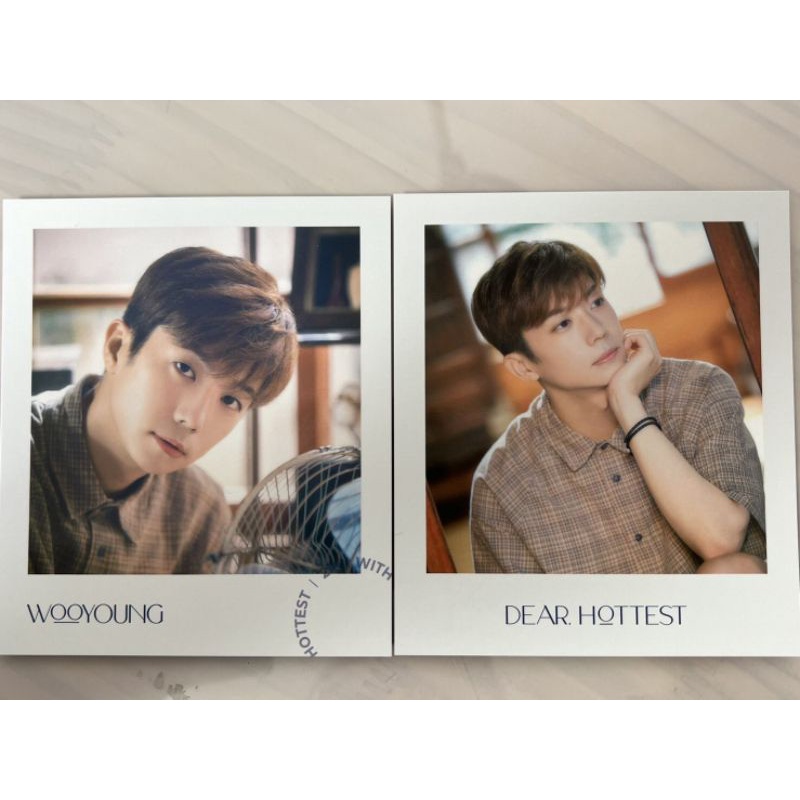 (BOOKED) 2PM Polaroid set Dear Hottest Wooyoung