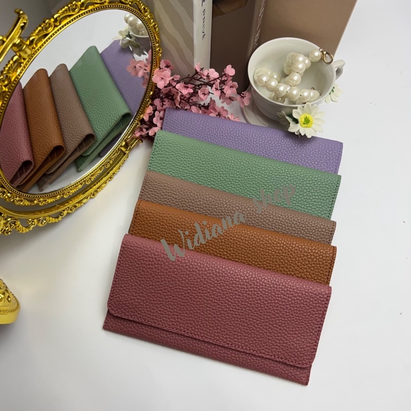 Dompet Panjang Wanita Kulit Jeruk Dompet Kartu