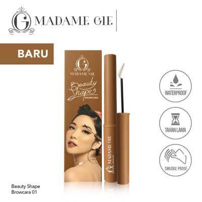 [BPOM] MADAME GIE Beauty Shape Browcara Mascara Alis Waterproof 5Gr