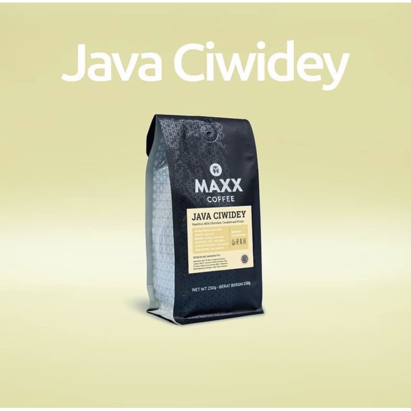 

Kopi/biji kopi Maxx Coffee Java Ciwidey 100% Arabica Espresso Roast Coffe Whole Beans