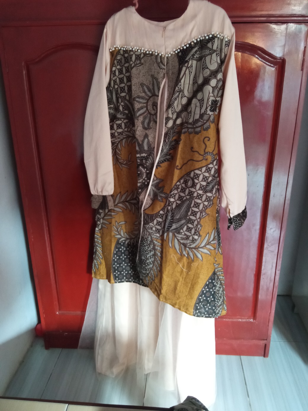 Couple Batik Gamis Rahayu Tunangan Wisuda Lamaran [ Best Couple Engagement ]