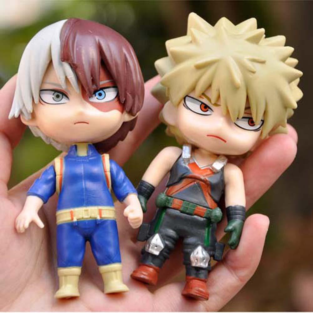 [Elegan] Action Figurine Miniatur Patung PVC Dazai Osamu Bakugo Katsuki Todoroki Shoto Nakahara Chuya Figure Age of Heroes Midoriya Izuku Model Anime