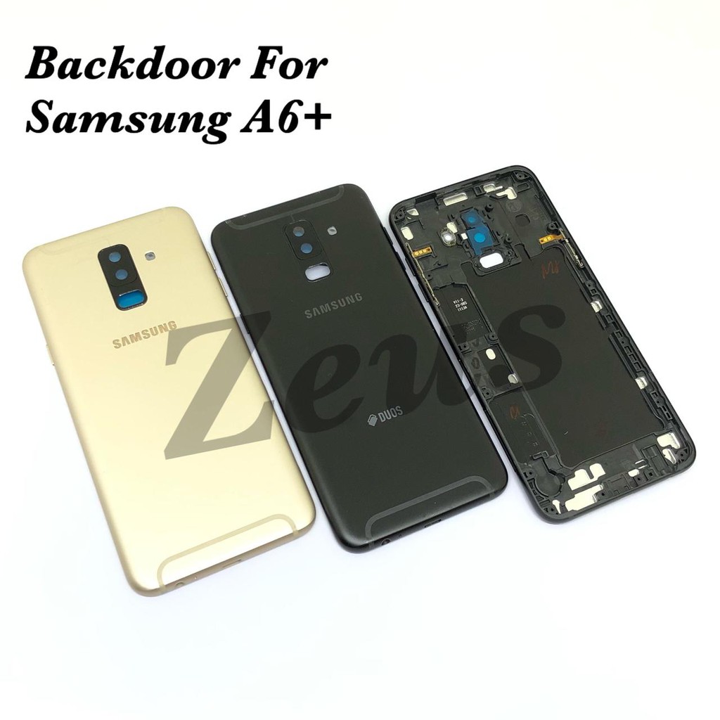 BACKDOOR - BACK CASING FOR SAMSUNG A6+ - A6 PLUS - A605 TUTUPAN BATERAI