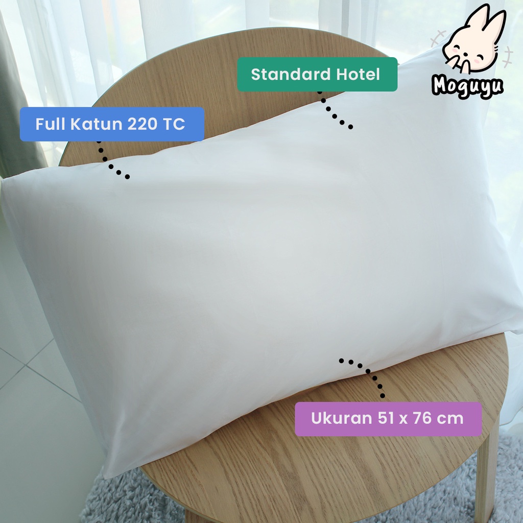Sarung Bantal 51 x 76 Full Katun