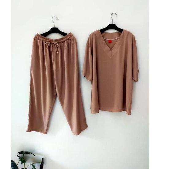 Recomended STELAN ANDIN RAYON POLOS (COD) SETCEL ANDIN/ ANDIN IKATAN CINTA/ONE SET ANDIN/ONE SET VIR