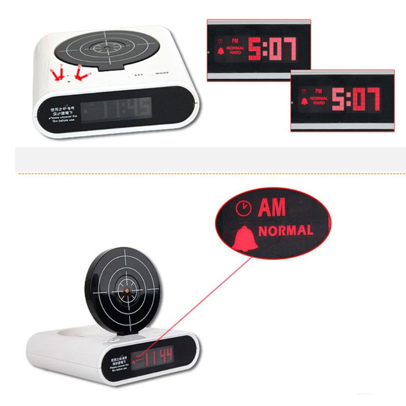 Kiss Clock Target Jam Weker Digital Mainan Inovatif Untuk Rumah Kamar Kantor