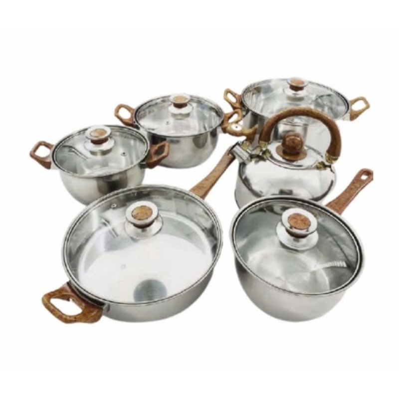 BMW Panci set Stainless + teko