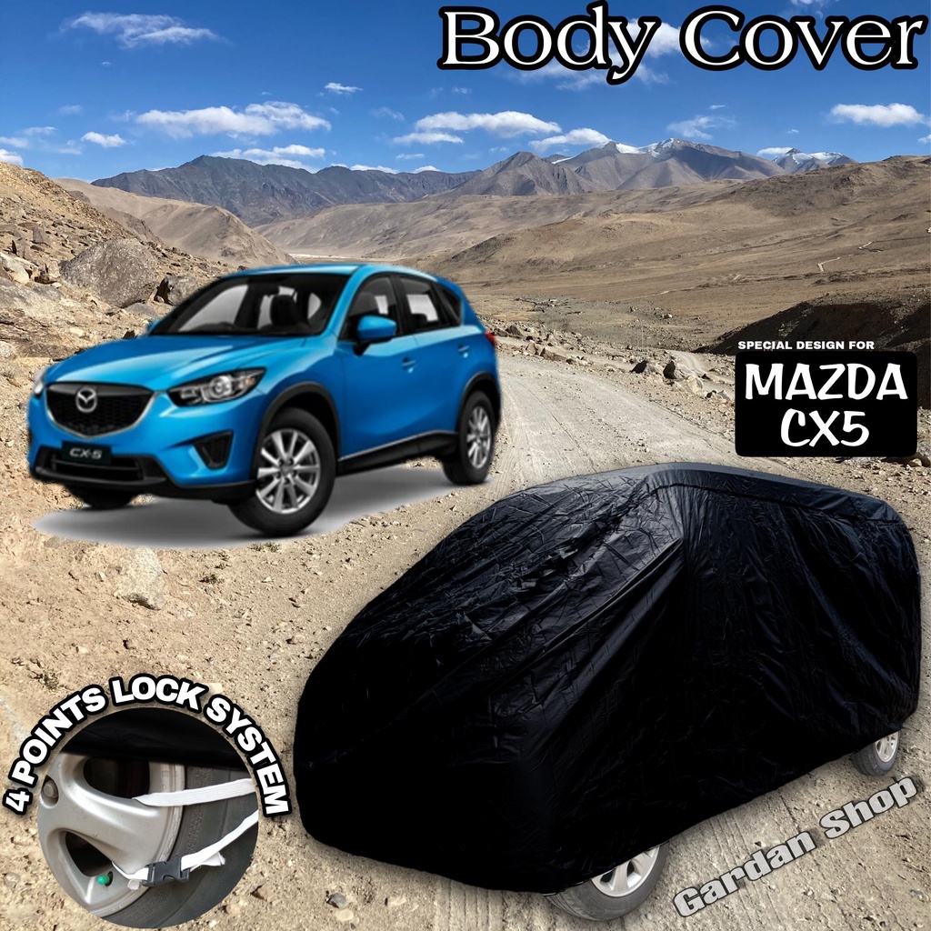 Sarung Mobil MAZDA CX5 Hitam POLOS Body Cover Mazda Cx5 Full Black