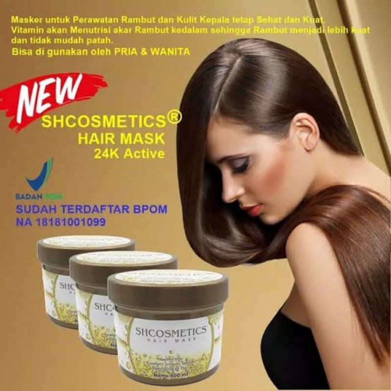 MASKER RAMBUT 24K / HAIR MASK GOLD 400 ML