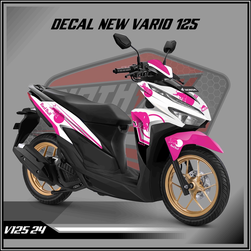 sticker new vario 125 redbull 24