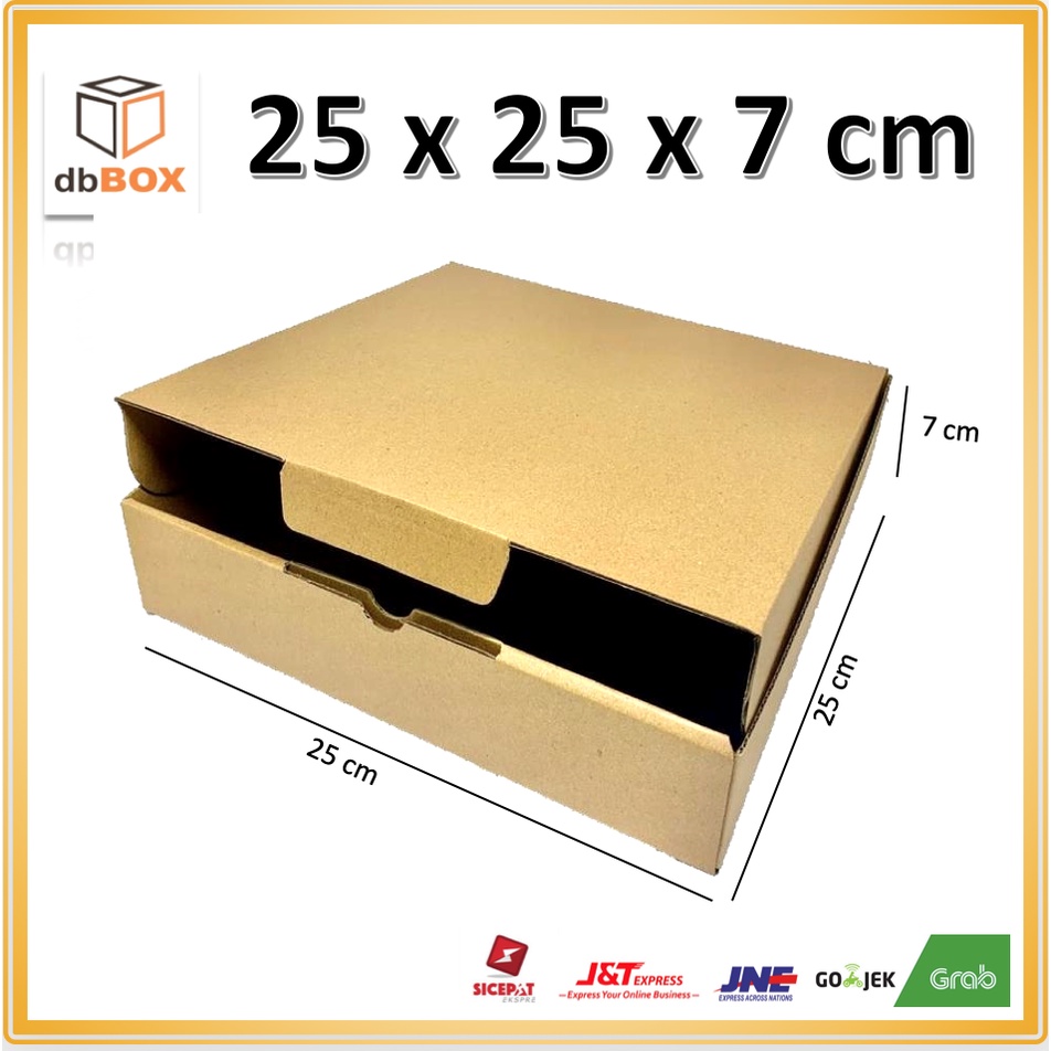 

Kardus 25x25x7 cm...Die Cut untuk kotak baju- Aksesoris- dll,