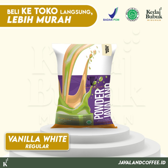 

DISKON - (BISA COD) Bubuk Minuman Bubble Drinks 1Kg Rasa Vanilla White