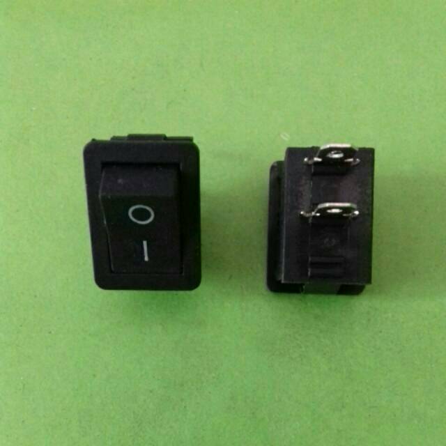 2 Pcs Saklar Tombol On Off Lampu 2 Dua Kaki Spare Part Dispenser Pemanas Pendingin Air