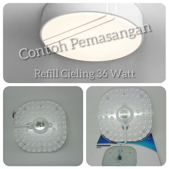 LED REFILL CEILING LAMP 36WATT 36 WATT 36W - LED MODUL - TL RING LED