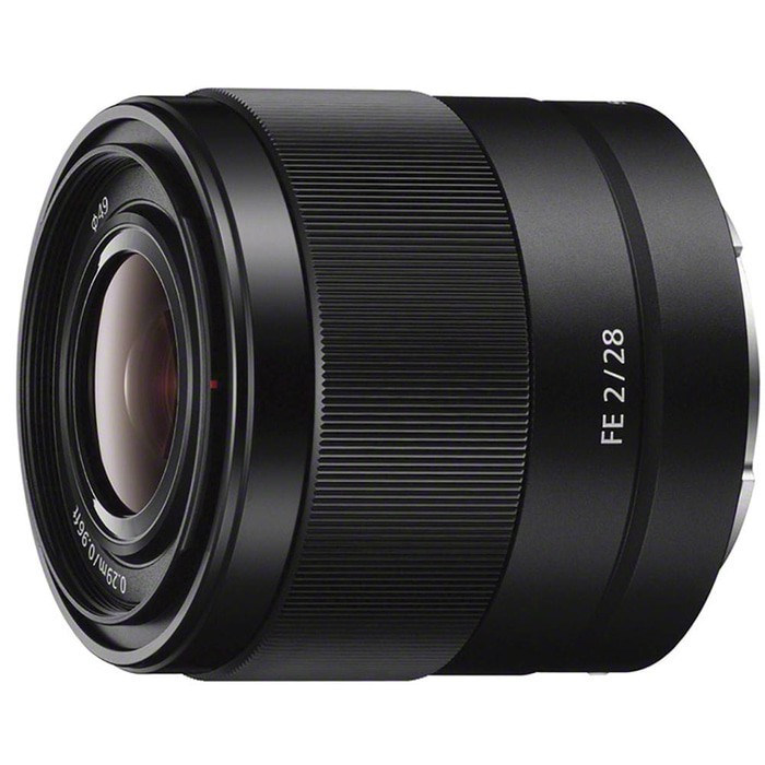SONY FE 28mm. 28 MM F2 LENS