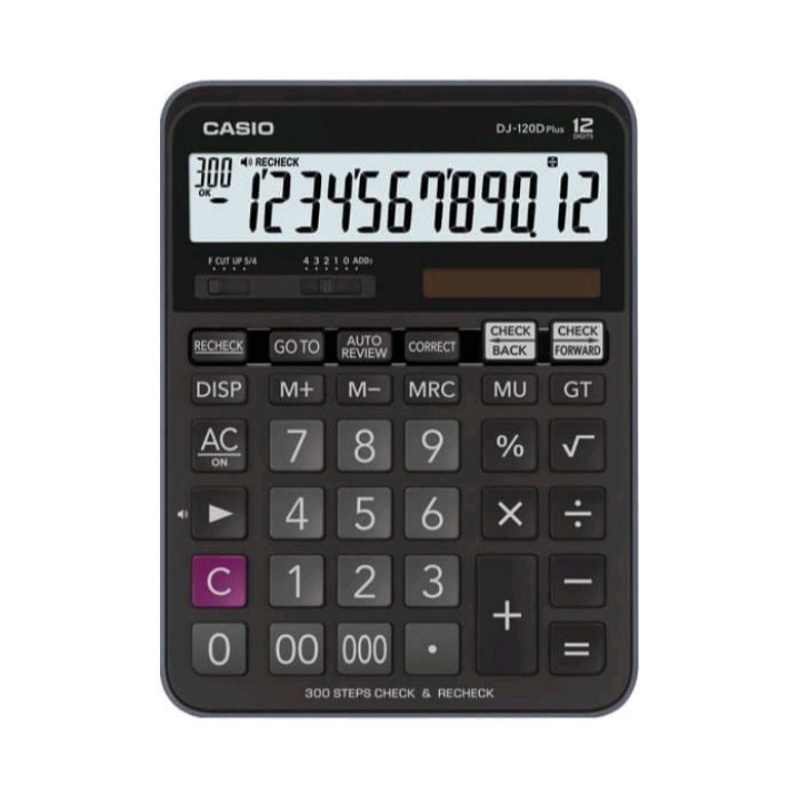 

Calculator Casio DJ 120 D Plus Check Correct