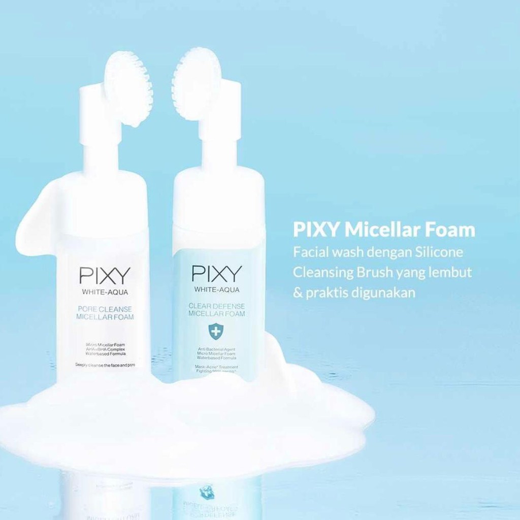 PIXY White Aqua Micellar Foam 110ml | Pore Cleanse | Clear Defense