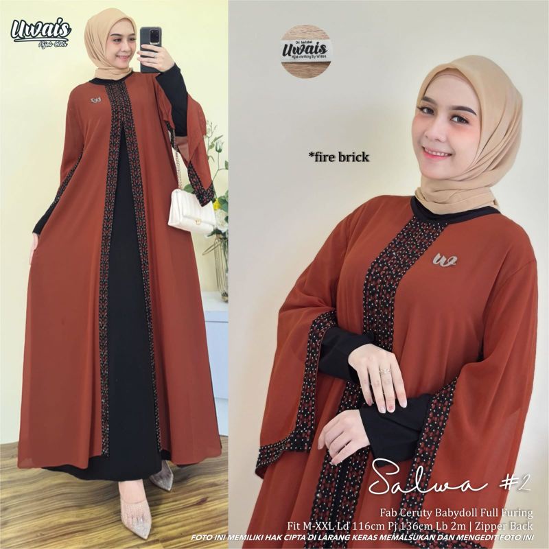 gamis salwa #2 ori by uwais hijab