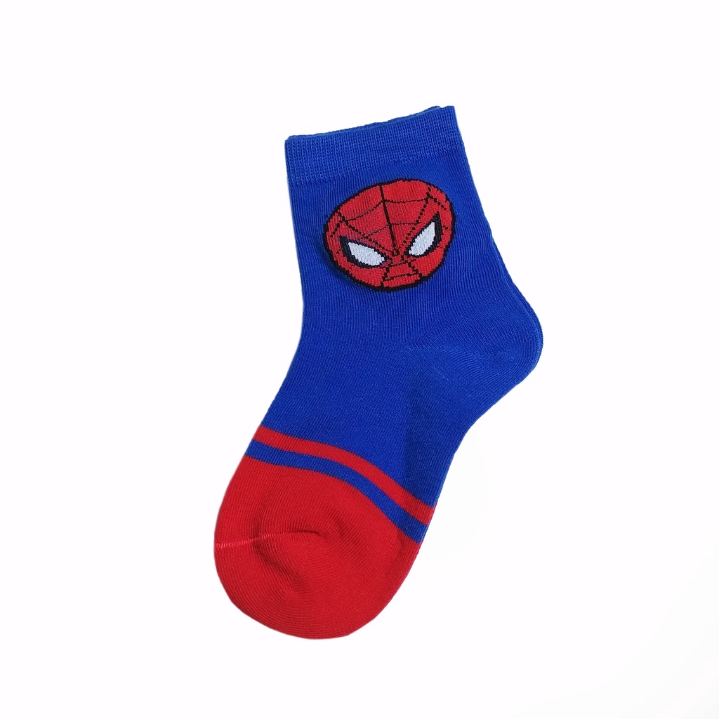 KAOS KAKI ANAK LAKI LAKI KOREA KEKINIAN UMUR 1 -12 TAHUN KAUS KAKI SEKOLAH SUPERHERO SUPERMAN A1sA