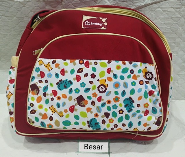 NEW!!!Tas bayi besar snobby/ Tas bayi besar polkadot zoo series / tas bayi snobby