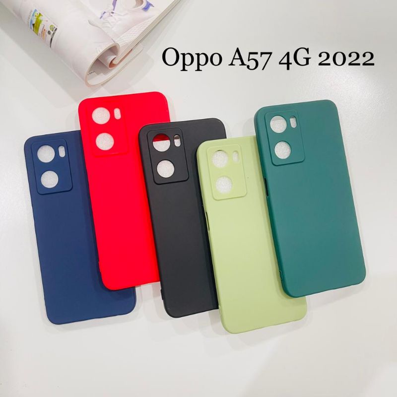 Case Oppo A57 4G 2022 Babycase Makaron Full Color Softcase Oppo A57 -PsS