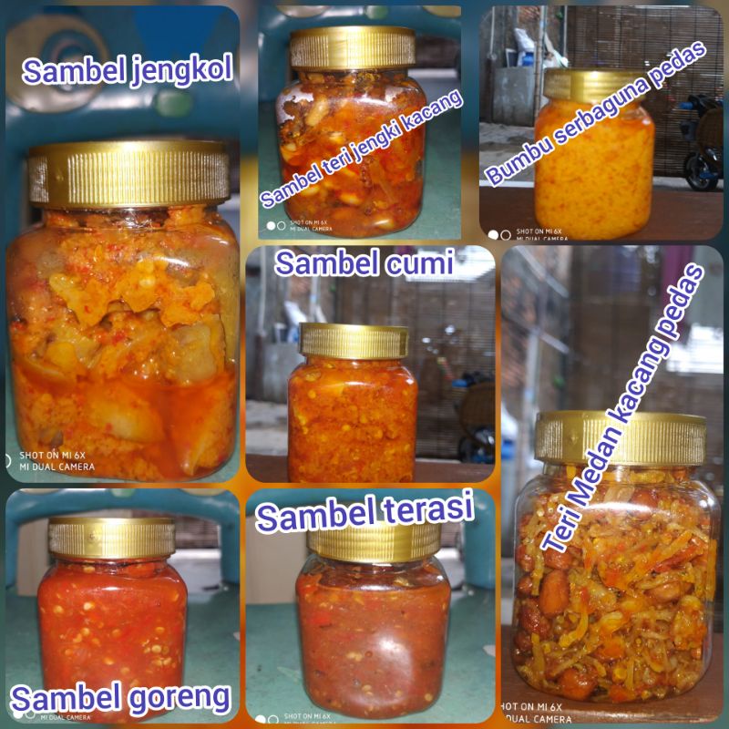 

aneka sambel cumi/jengkol/teri/tongkol dll
