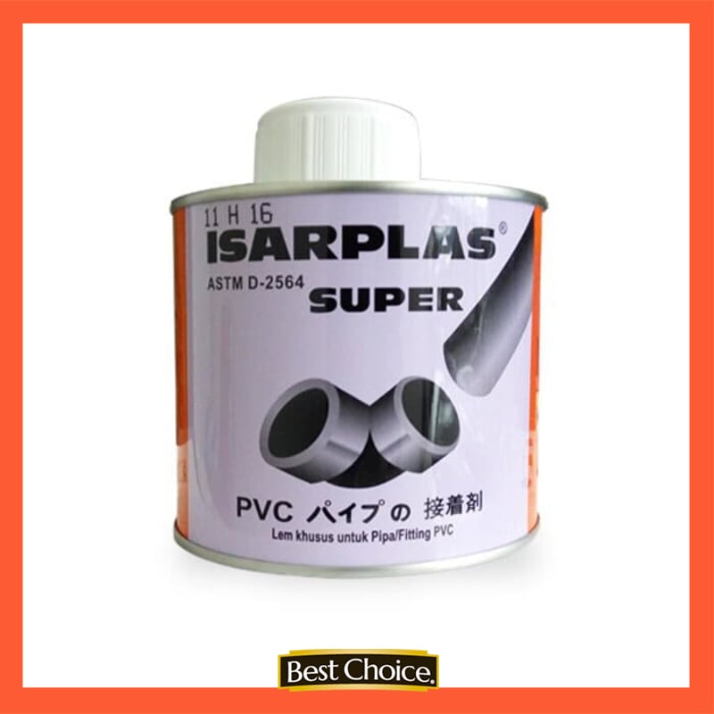 

Lem Pralon ISARPLAS kaleng 400 gr / Lem Pipa PVC / Lem pipa
