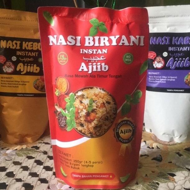 

[COD] NASI BIRYANI INSTAN AJIIB 400 Gram NO MSG TANPA BAHAN PENGAWET [COD]