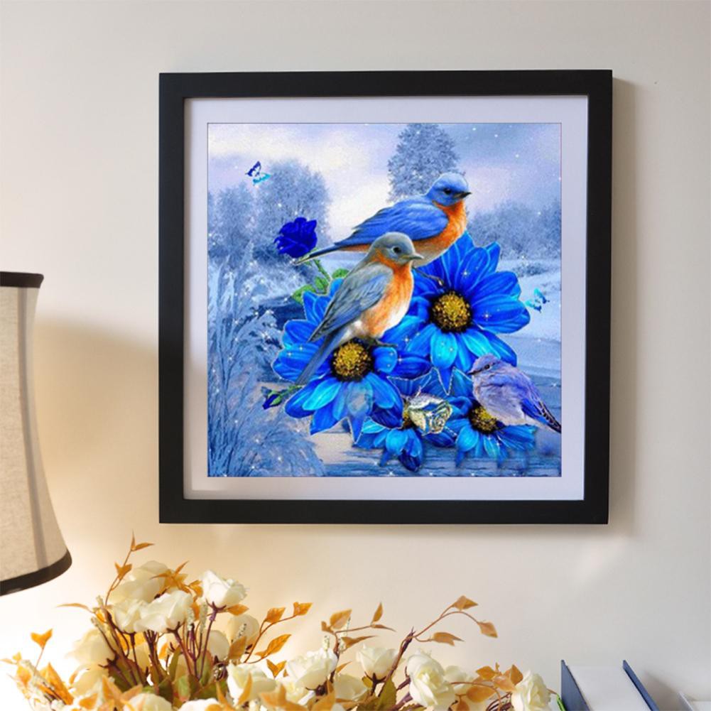 Cod Lukisan Diamond 5d Diy Gambar Burung Dengan 2 Burung Untuk