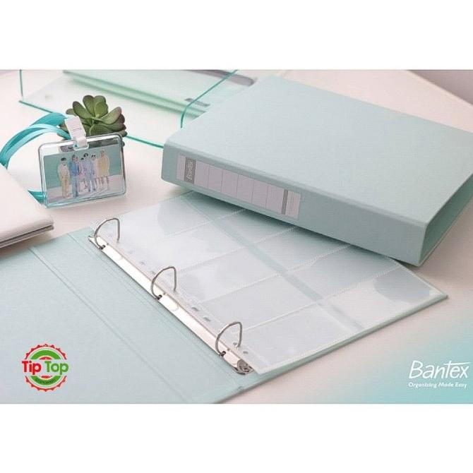

BANTEX Photocard Album A4 3 Ring (Binder+1Pak10P) Tropica Color #8322P