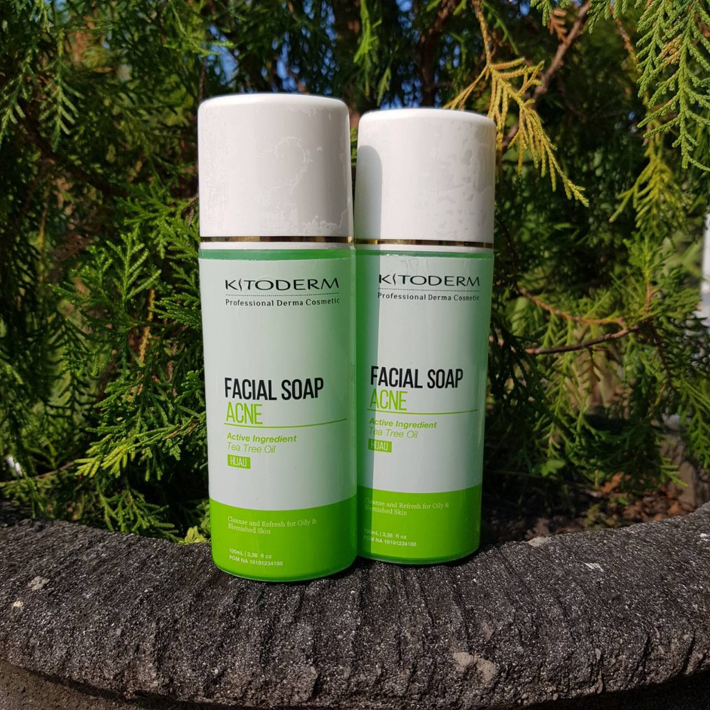 Kitoderm Facial Soap Acne Normal // Hijau // Hijau Susu