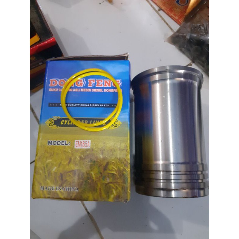 liner/furing mesin diesel dong feng EM 185/R 100+karet