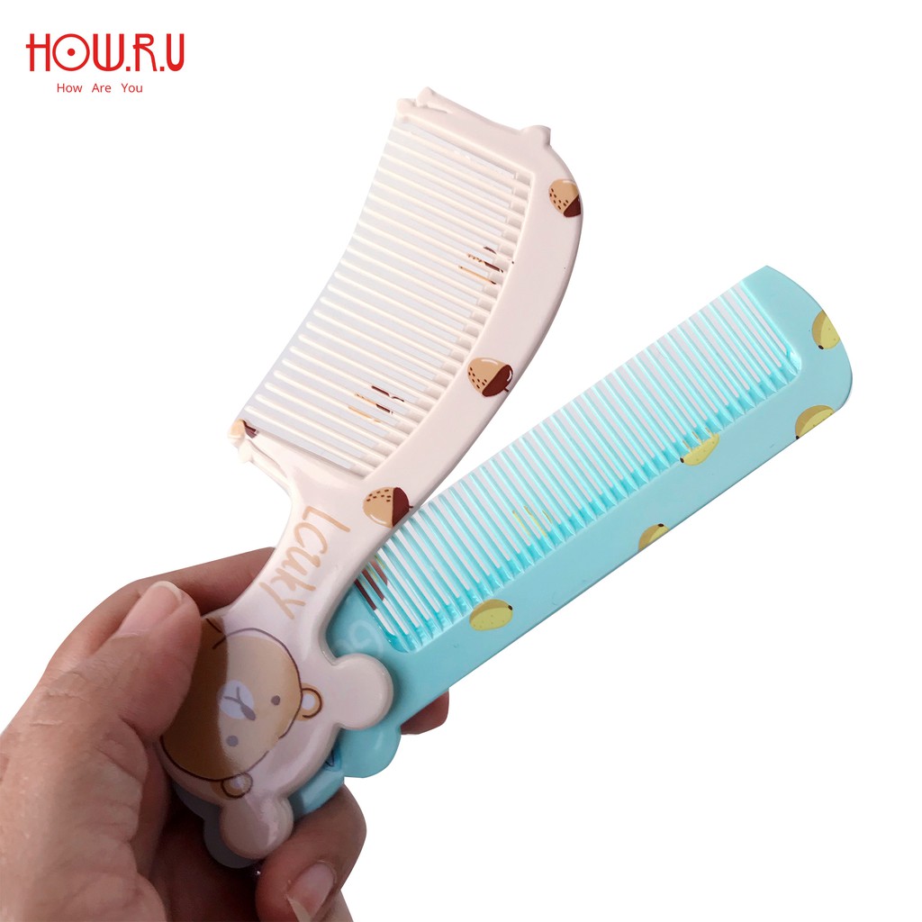 HOW.R.U | Sisir Rambut Anak / Hair Com Motif Karakter Hewan Lucu 12038106