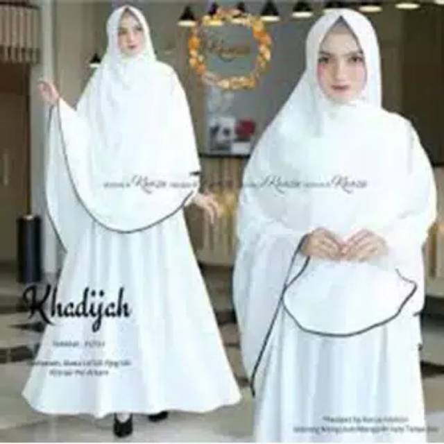 gamis syari khodizah set hijab+gamis-5