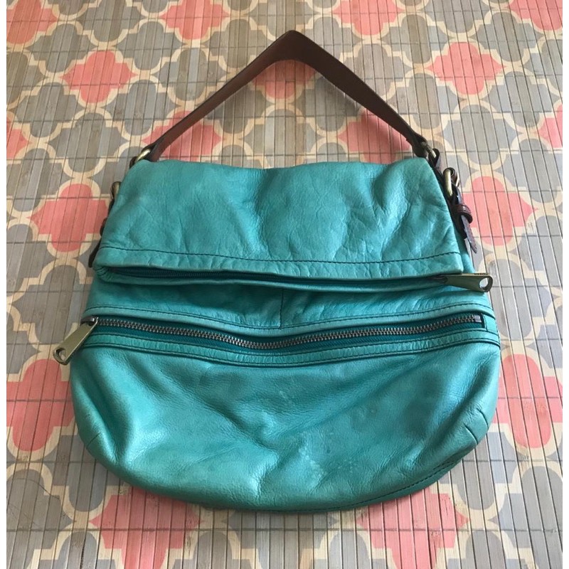 Preloved Fossil Explorer Flap teal