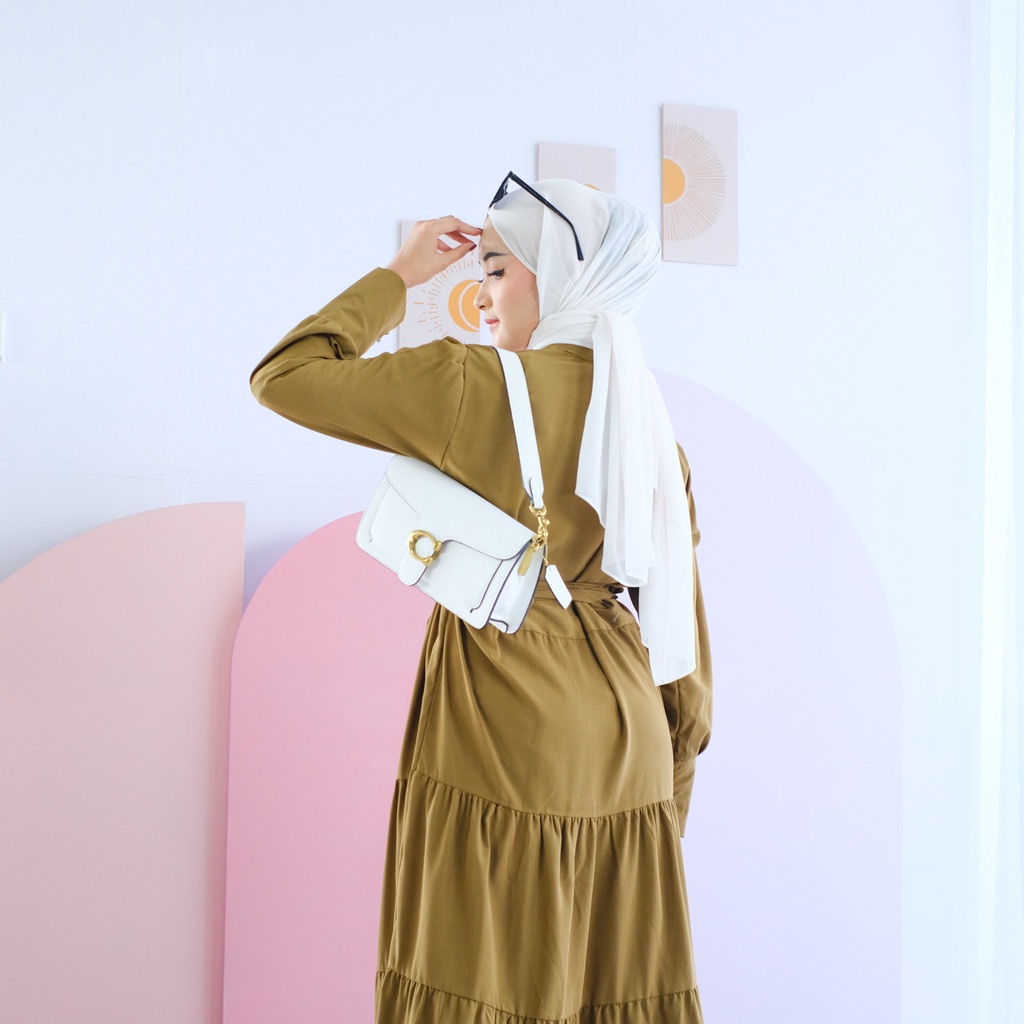 (MSB) GAMIS SHASHYA RUFFLE DAILY BUSUI DRESS WOLFIS