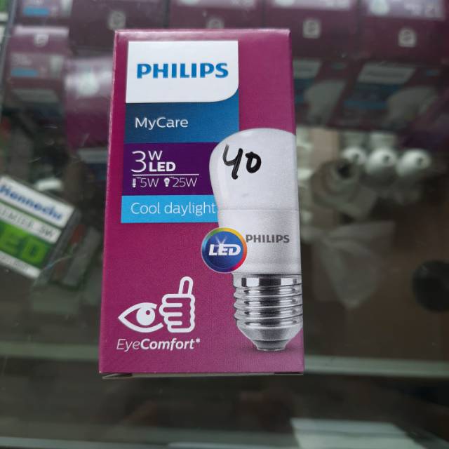 Bohlam LED Philips 3 watt | Lampu LED philips 3 watt
