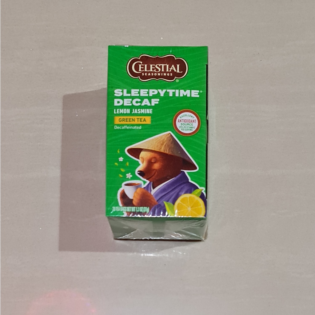 Celestial Seasonings Sleepytime Green Lemon Jasmine Decaf 20 x 1.55 Gram