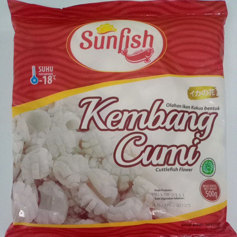 

SUNFISH Kembang Cumi (Olahan Ikan Kukus) 500gr