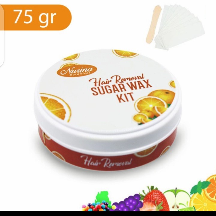 Sugar WAX WAXING KIT PREMIUM Penghilang Bulu Rambut 75 gr